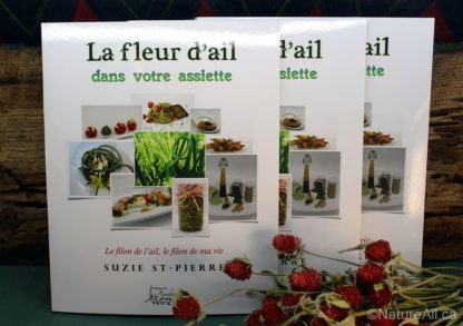 Livre de Recettes "La Fleur d'Ail Dans Votre Assiette" - Display