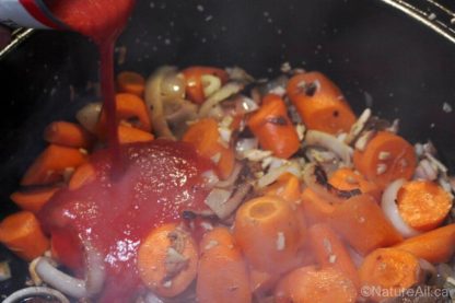 Boeuf Braisé à l'Ail et Sauce Tomate 3